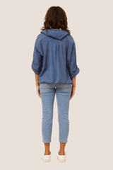 Fiona solid jacket - denim