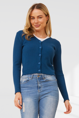 Casey knit - Teal