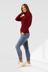 Azure knit - Red Pepper