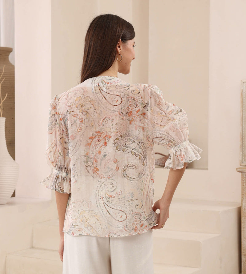 Isla frill top