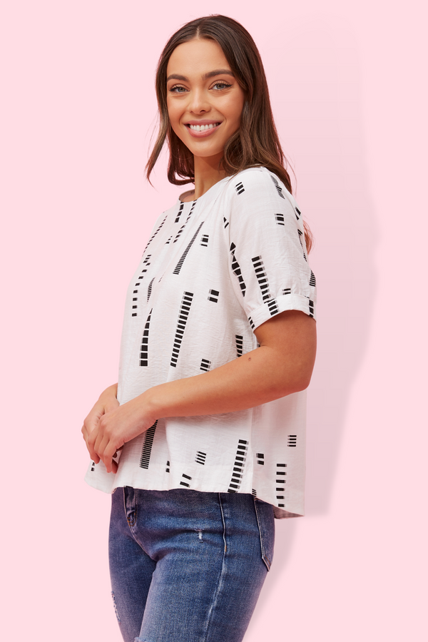 Abstract Top - White