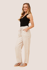 Lola Italian linen pants- linen