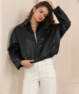 Mia pu jacket - Black