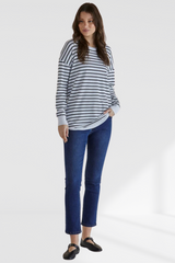 Sophie Knit Jumper - Monochrome Stripe