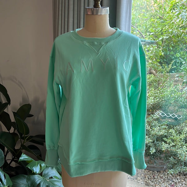 Amyic sweater - Apple Green/Mint