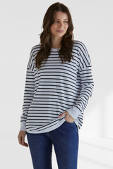 Sophie Knit Jumper - Monochrome Stripe