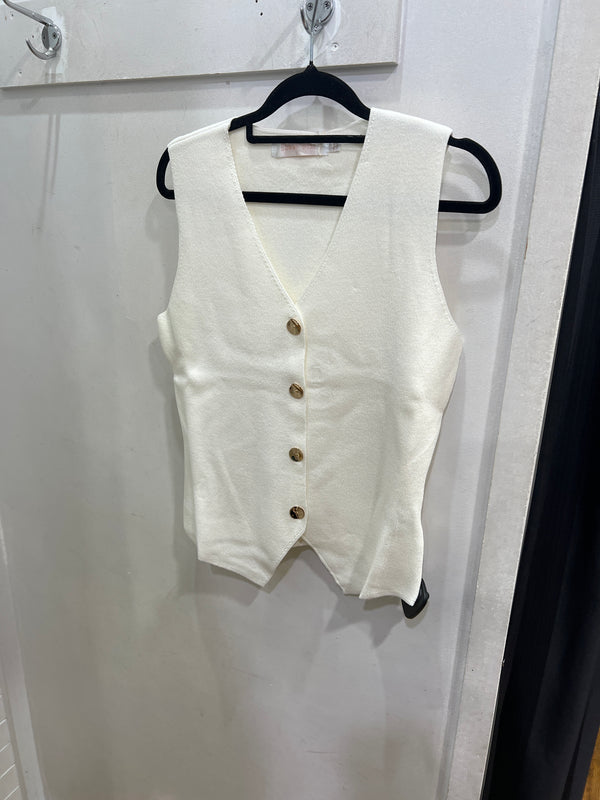 Stella vest - white