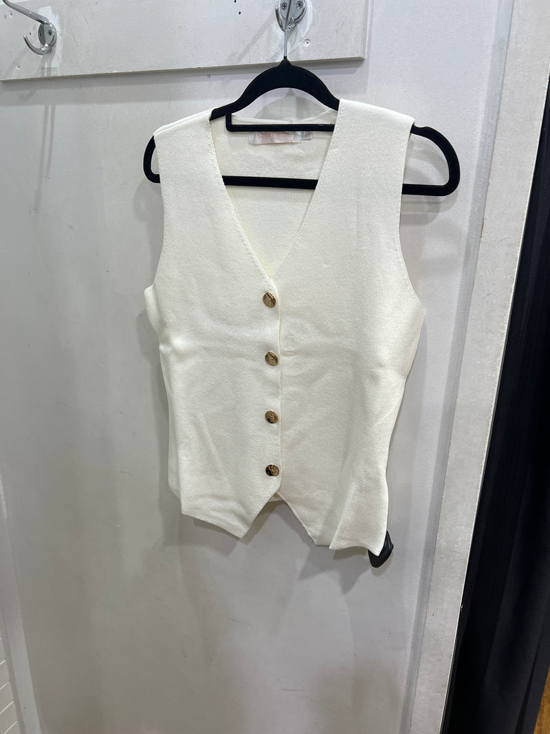 Stella vest - white