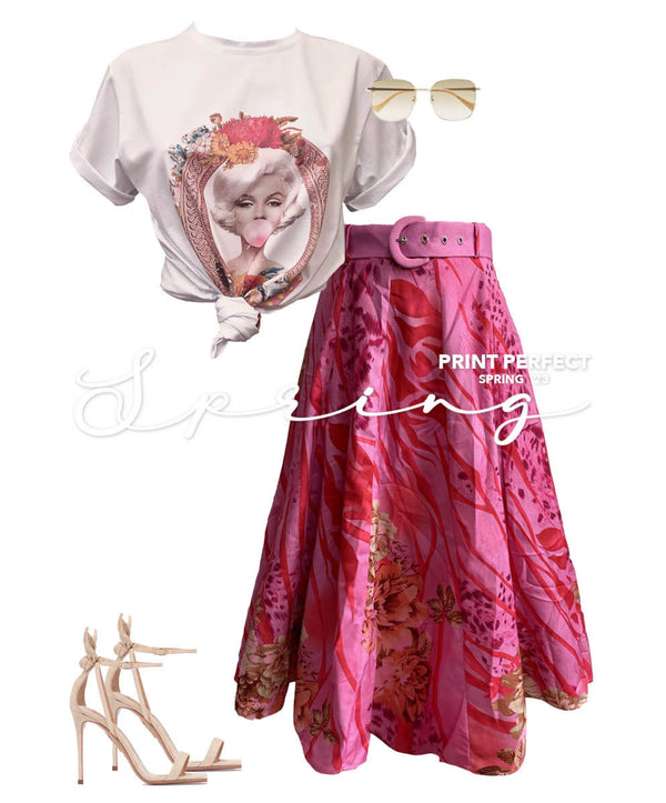 Marilyn tee- white