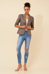 Anna blazer- taupe