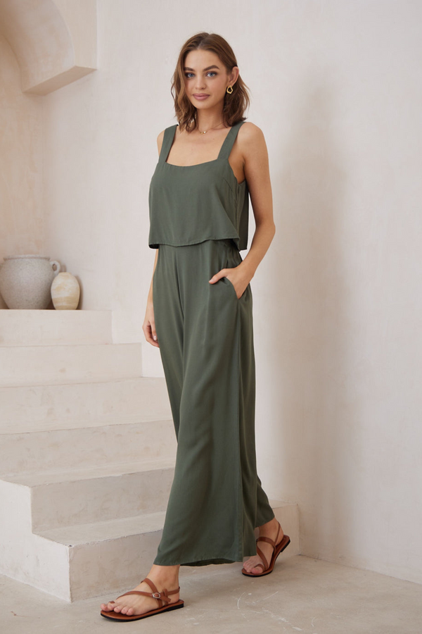 Carla jumpsuit - khaki