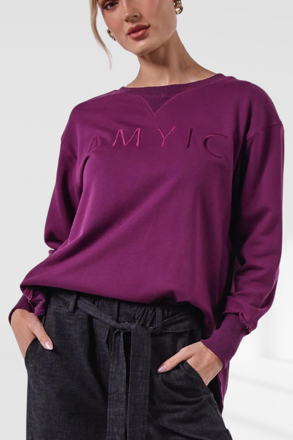 Amyic Sweater - Plum