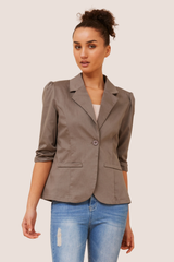 Anna blazer- taupe