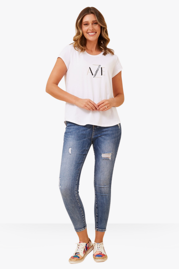 AZE tee- white
