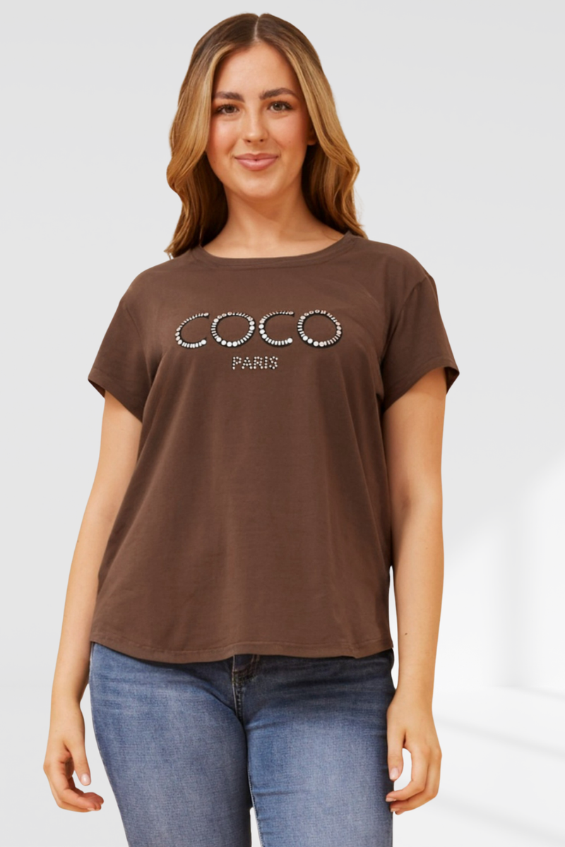 Co Co Tee - Chocolate