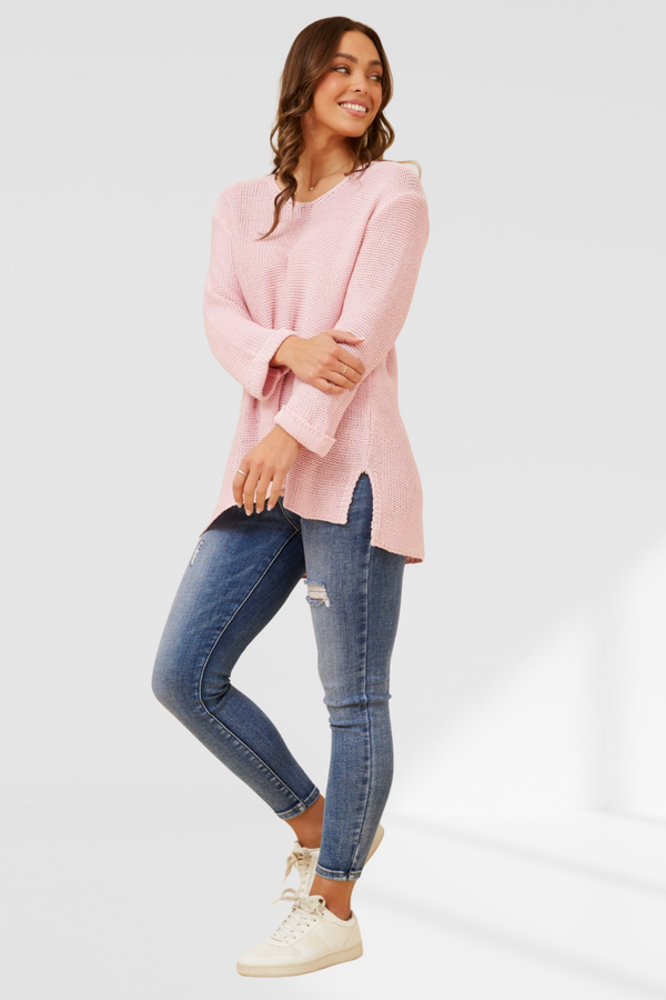 Karina Knit Jumper - petal pink