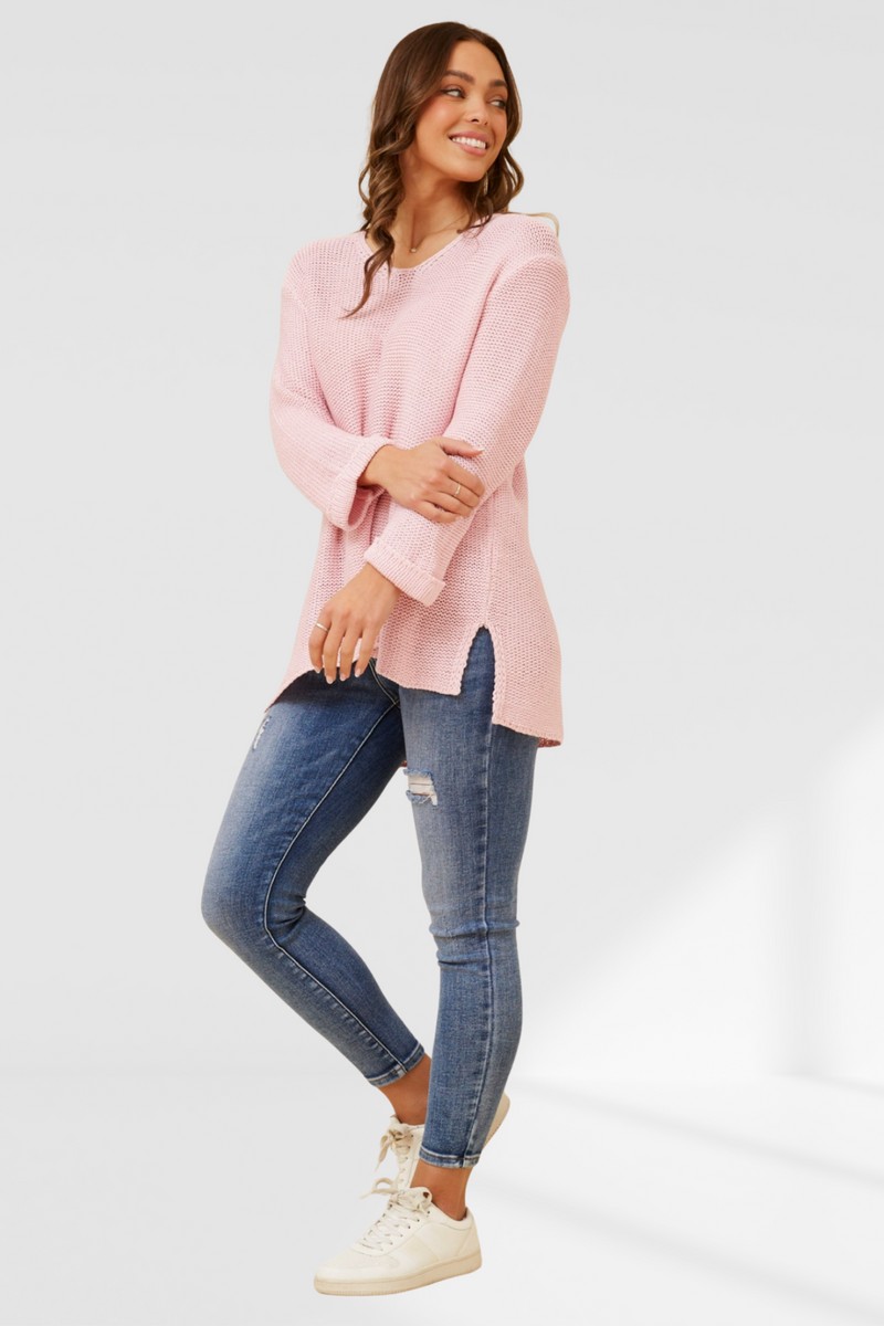 Karina Knit Jumper - petal pink