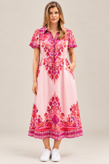 Reiss Midi Dress - Pink