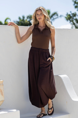 Lizzy drawstring barrel pants