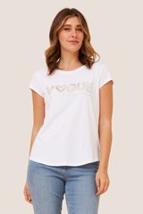 Vogues tee - white