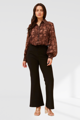Elsie shirt - Chocolate