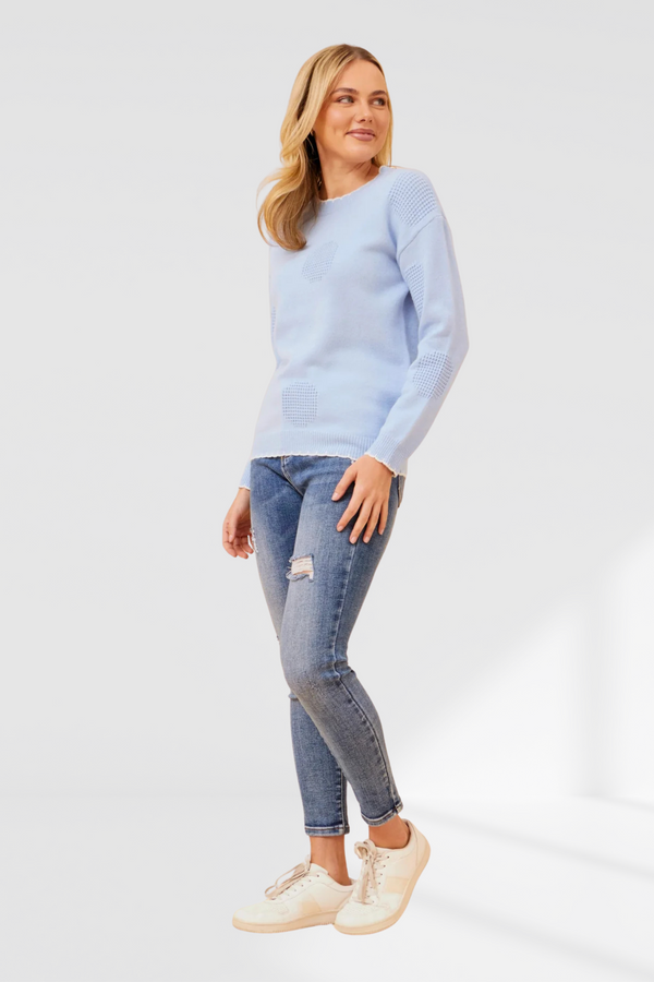 Pippa knit  - Sky Blue
