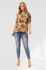 Georgie top -Toffee