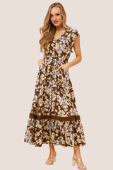 Claudia dress- chocolate