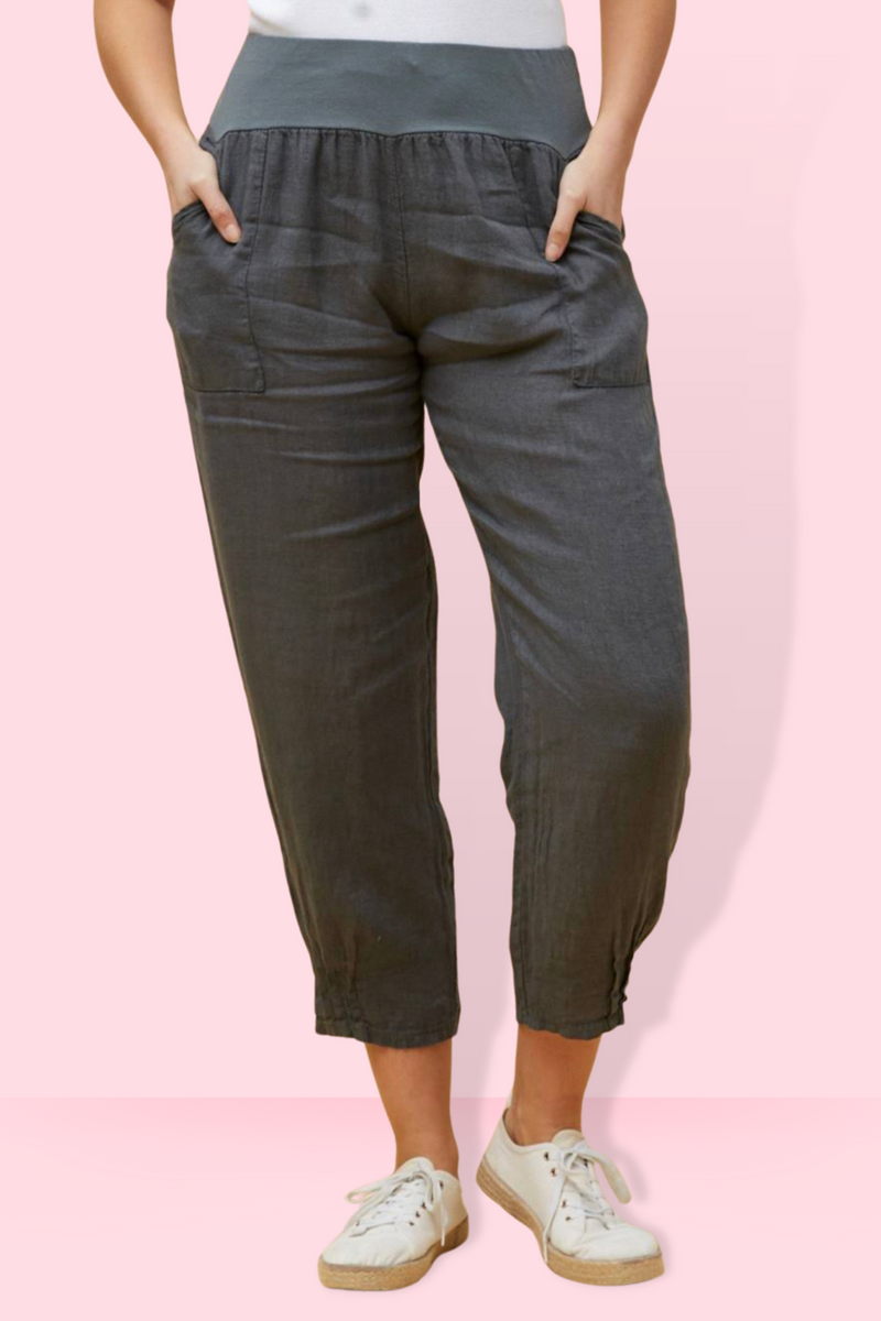 Luna Pants - charcoal
