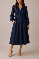 Danny dress - Navy