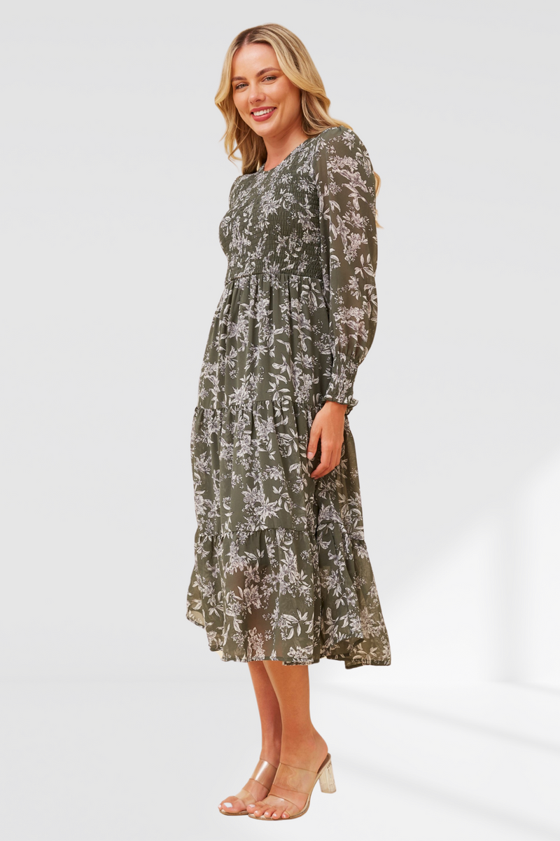 Riki Dress - Olive
