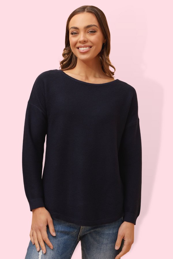 Aria knit - Navy