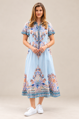Reiss Midi Dress - Blue