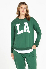 Lucy French Terry Sweat - LA Print