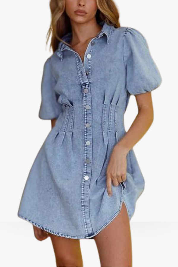 Zephyra Dress - Denim