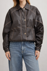 Ebony pu jacket