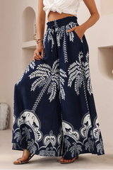 Mia wide leg pants - Navy