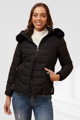 Bella puffer jacket - Black