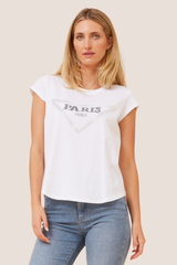 Paris tee - white