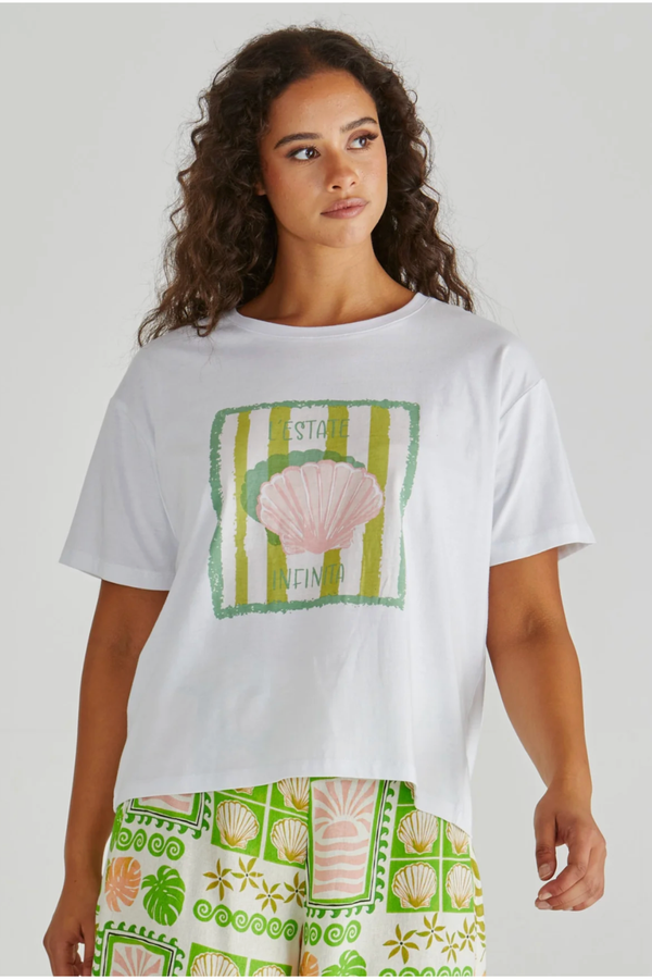 SASS Cynthia Tee - Seashell Stripe