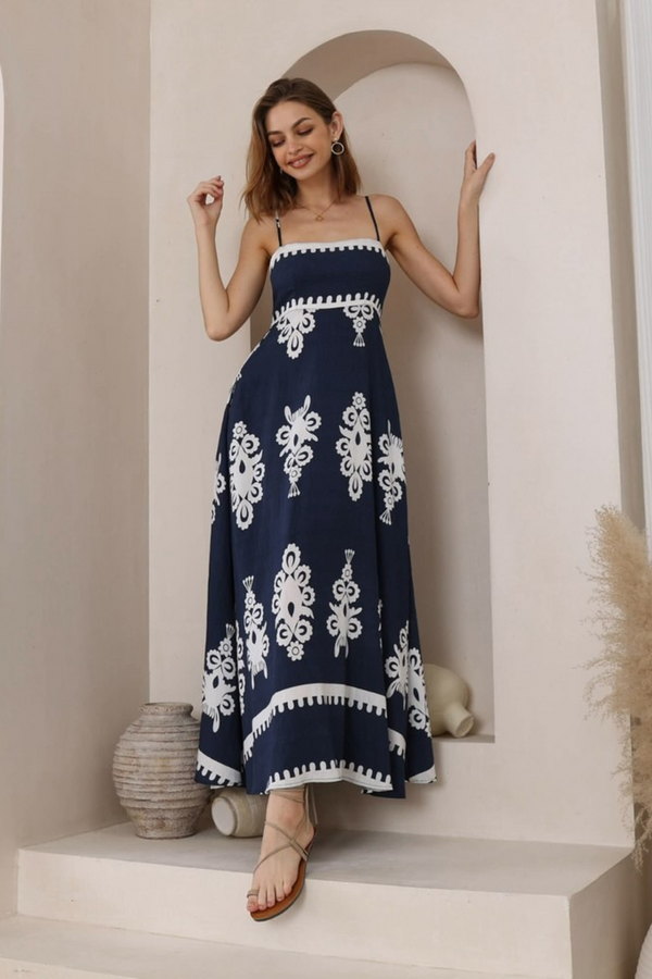 Dallas Dress - Navy