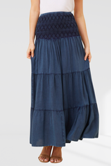 Sophia skirt - Indigo