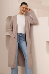 Betty long Cardigan - Beige