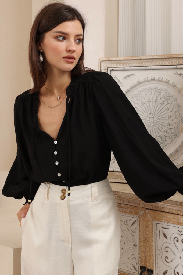 Christina Shirt -Black