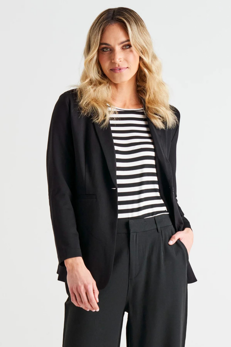 Portsea Blazer - Black