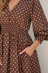 Scottie spot dress