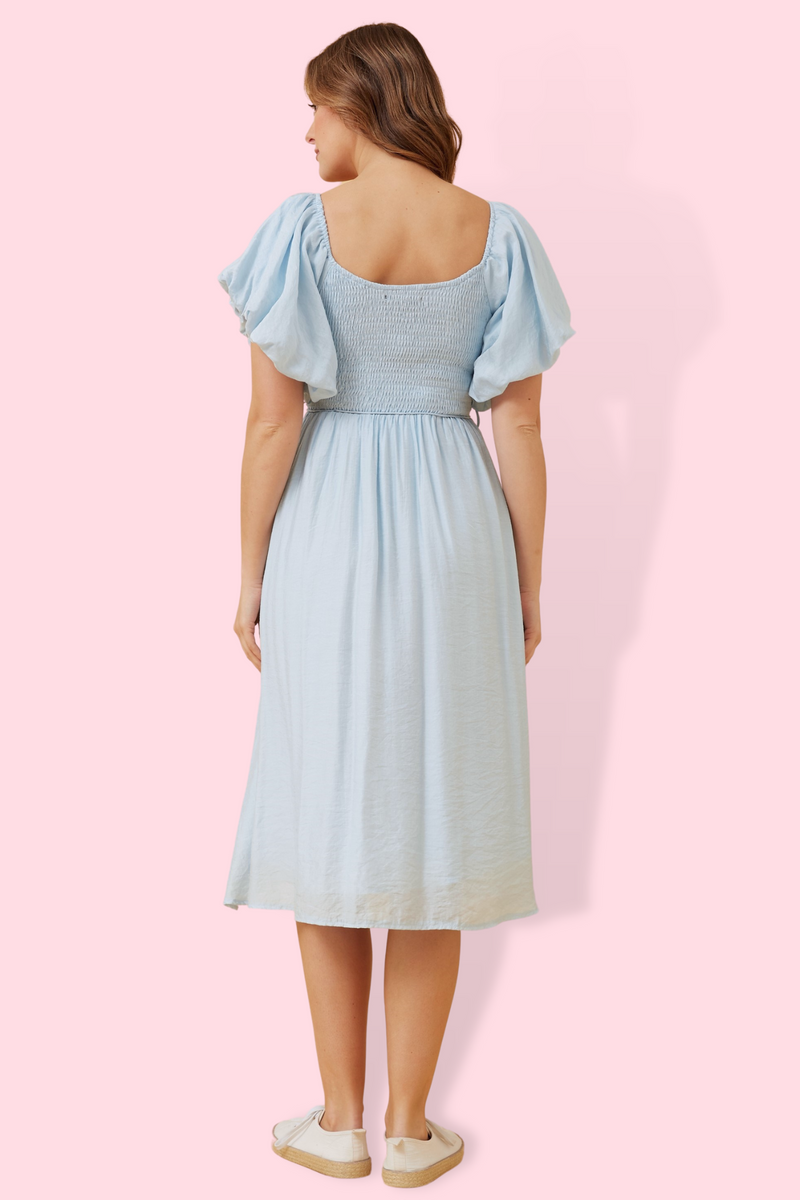 Verity Whimsy Dress - Baby Blue