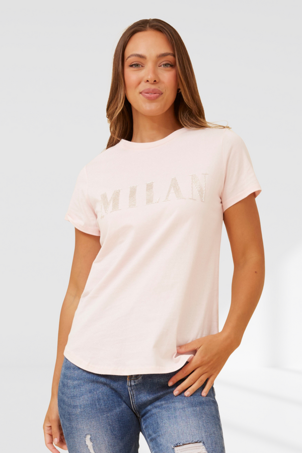 Milan Tee - Blush