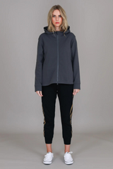 Olinda Hoodie Jacket - Charcoal