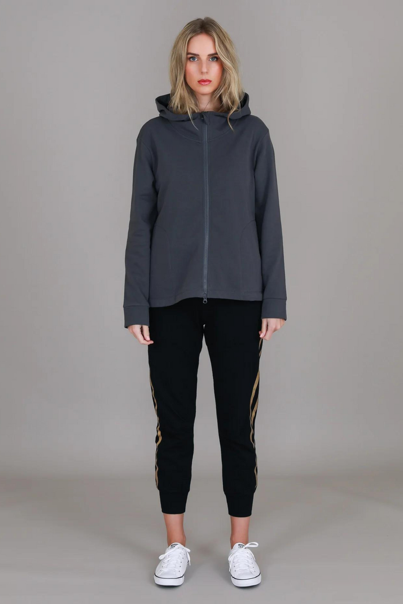 Olinda Hoodie Jacket - Charcoal